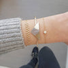 Boho Bracelets & Bangles for Women Fashion Moon Leaf Crystal Charm Bracelet Femme Bohemian Chain Jewelry Bijoux Pulseras Mujer