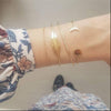 Boho Bracelets & Bangles for Women Fashion Moon Leaf Crystal Charm Bracelet Femme Bohemian Chain Jewelry Bijoux Pulseras Mujer